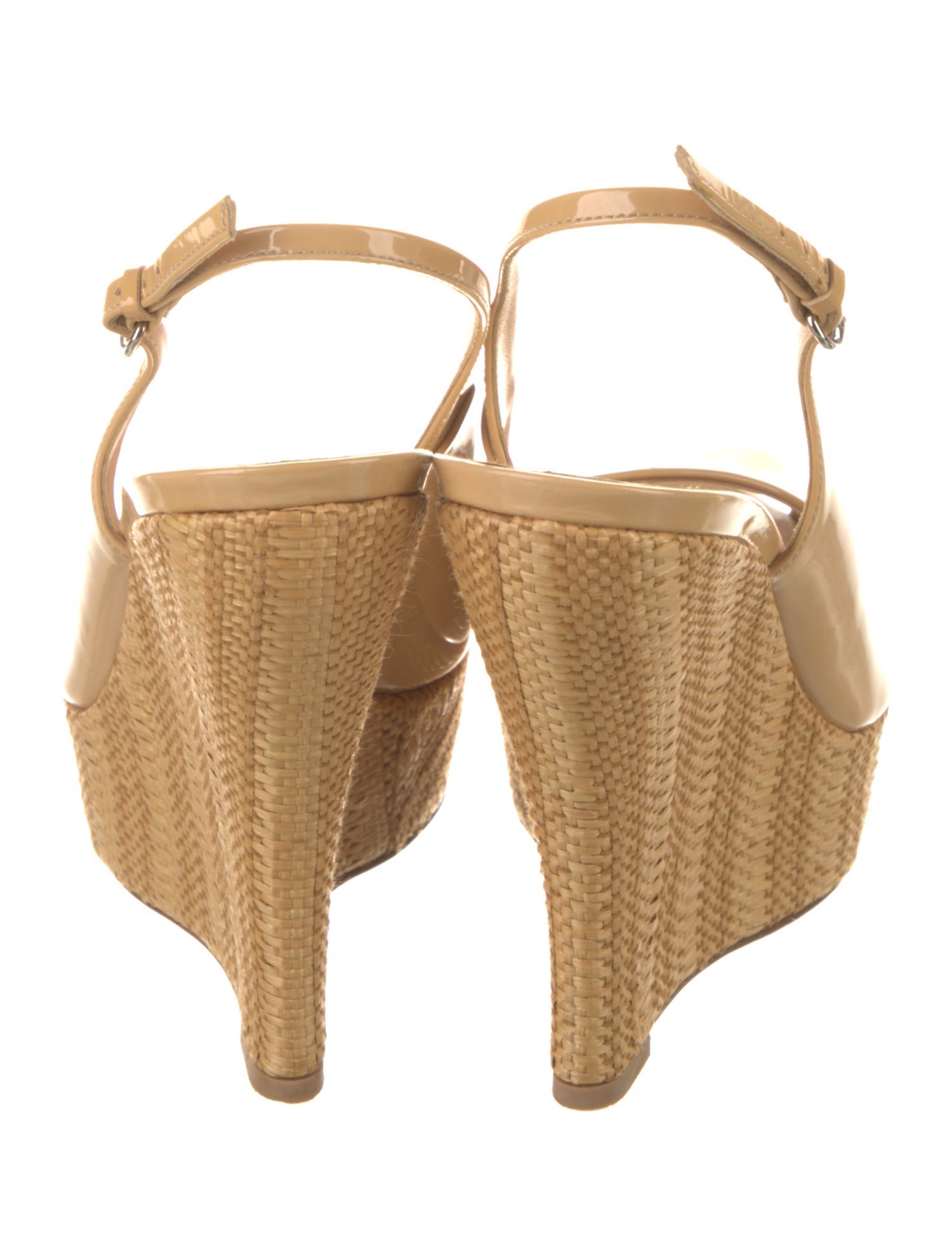 Gucci Patent Leather Slingback Pumps